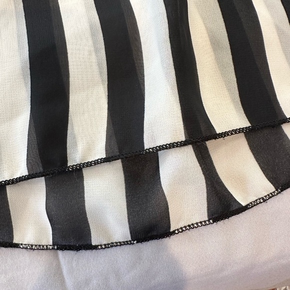Windsor Black And White Striped Maxi Strapless Dress X-Small - Picture 11 of 16